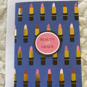 “Beauty And Grace Lipstick” from the Limited Edition “Elle oh Elle” Greeting Card Collection