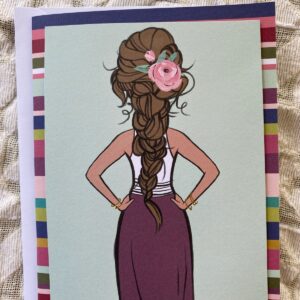 “Beautiful Braid” from the Limited Edition “Elle oh Elle” Greeting Card Collection