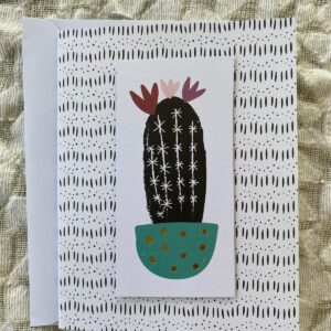 “Potted Cactus” from the Limited Edition “Elle oh Elle” Greeting Card Collection